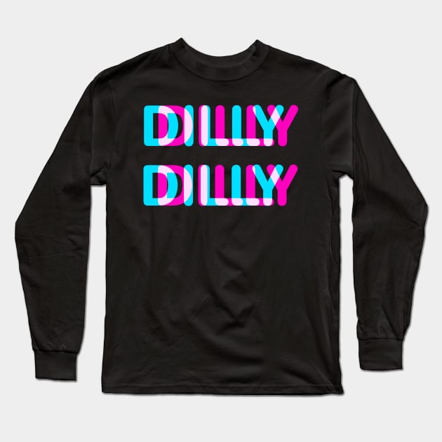 Dilly Dilly Neon Long Sleeve T-Shirt by albertocubatas